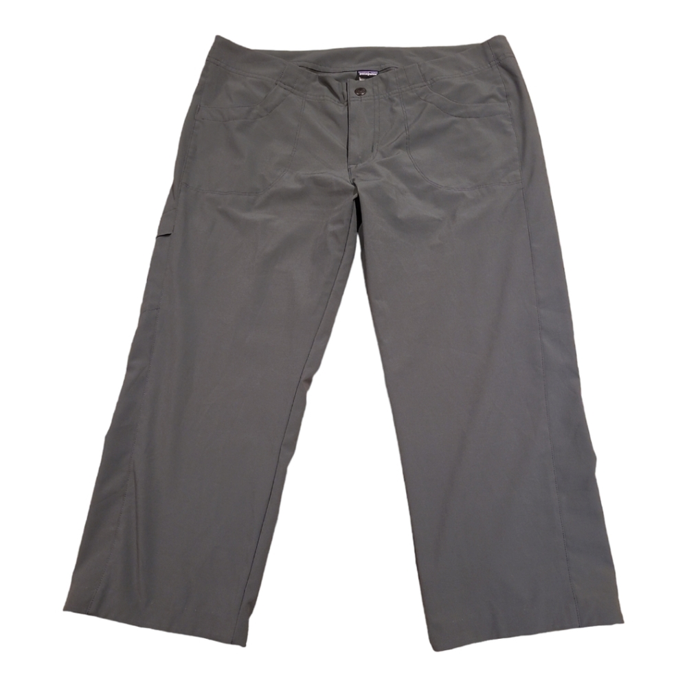 Patagonia Grey Capri Hiking Pants Sz 8